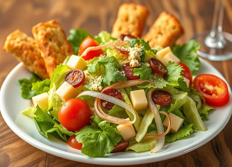 Salad & Breadsticks